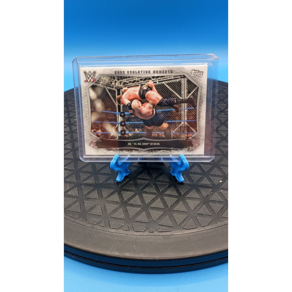2015 Topps WWE Undisputed Wrestling Cage Evolution Moments CEM-7 Big Show JBL